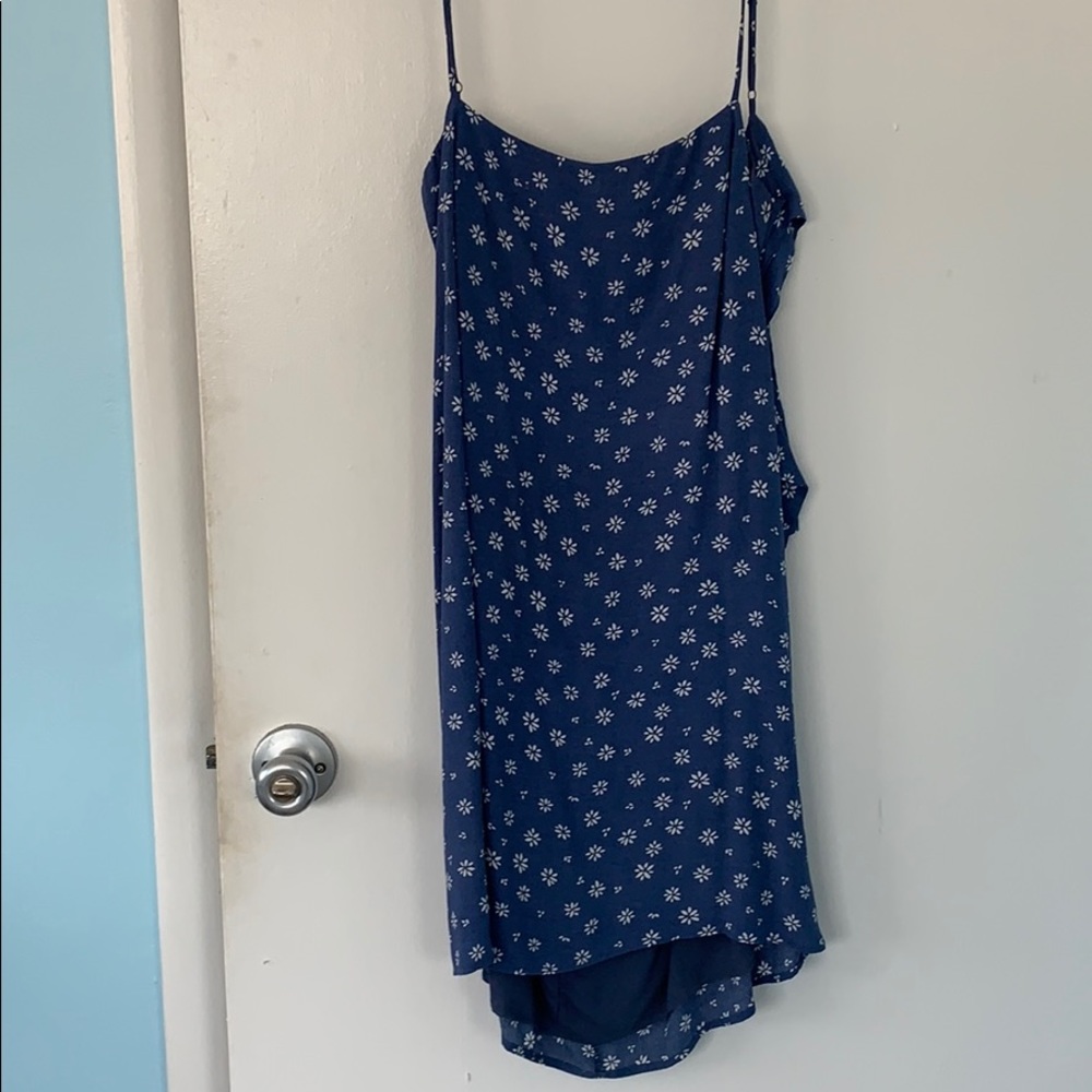 Impeccable Pig Blue Dress with Flowers
